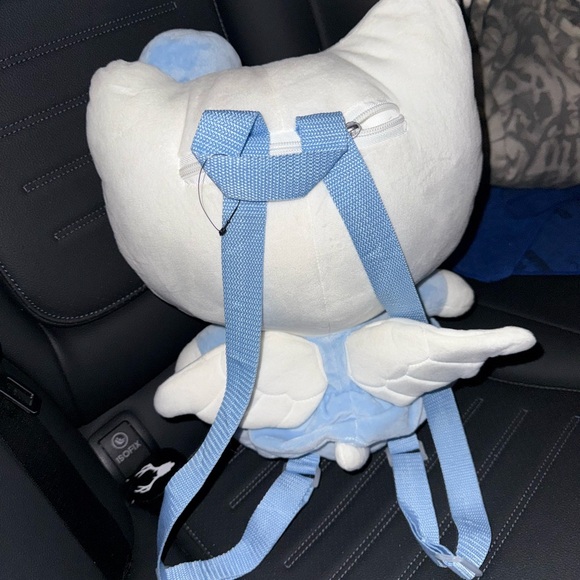 hello kitty angel backpack 50th Anniversary Clear and Cute Cosplay Mini-Backpack Hello Kitty Pink Angel Plush Backpack This adorable Hello Kitty Pink Angel Plush Backpack is a dreamy accessory for fans of the beloved Sanrio character Hello Kitty School Bag -